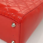 Christian Dior Vintage Lady Dior Patent Noir Cuir Vernis - image 13