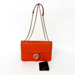 Gucci Interlocking Shoulder Bag Leather Medium - image 3