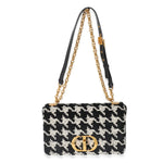 Christian Dior Caro Bag Macro-Houndstooth Fabric Medium - image 4