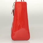 Christian Dior Vintage Lady Dior Patent Noir Cuir Vernis - image 4