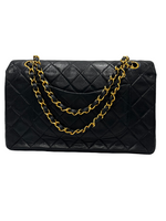 Chanel Vintage Classic Double Flap Bag Leather 25 - image 2