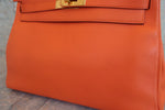 Hermes Kelly Handbag Orange Gulliver with Gold Hardware 32 - image 3