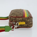 Christian Dior Vintage Rasta Crossbody Bag Diorissimo Canvas - image 4