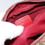 Christian Dior Vintage Rasta Crossbody Bag Diorissimo Canvas - image 7