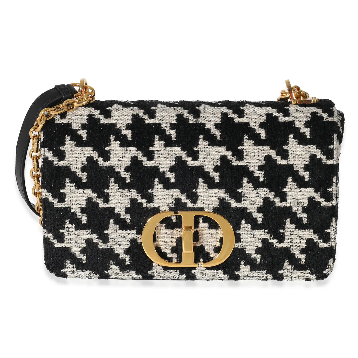 Christian Dior Caro Bag Macro-Houndstooth Fabric Medium - image 1
