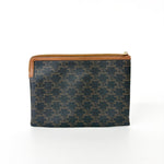 Celine Triomphe Zip Pouch Woven Raffia Small - image 2