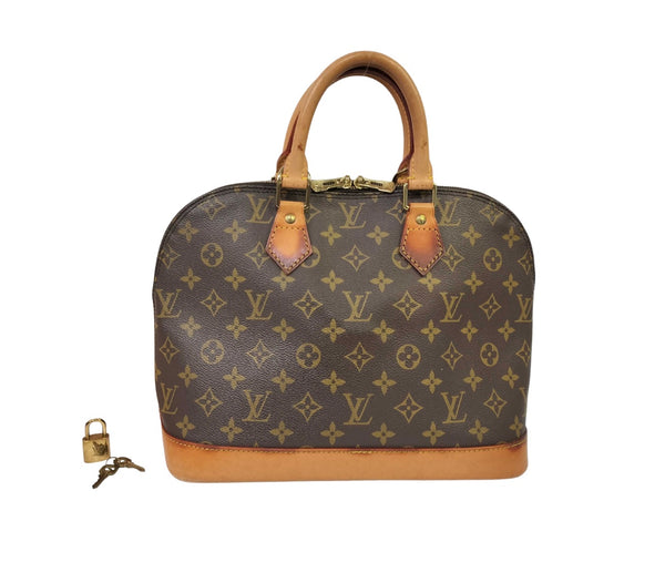 Louis Vuitton Alma Handbag Monogram Canvas PM