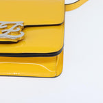 Fendi Curligraphy Shoulder Enamel Yellow Silver small - image 11