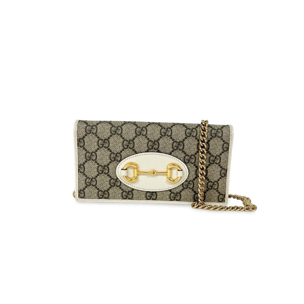 Gucci Horsebit 1955 Wallet Canvas and Leather - image 1