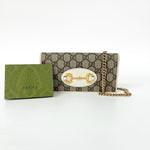 Gucci Horsebit 1955 Wallet Canvas and Leather - image 2