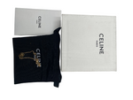 Celine Vintage Triomphe Logo Charms Bracelet Metal with Resin and Crystals - image 3