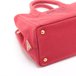 Prada Canapa Convertible Tote Printed Canvas Medium - image 4