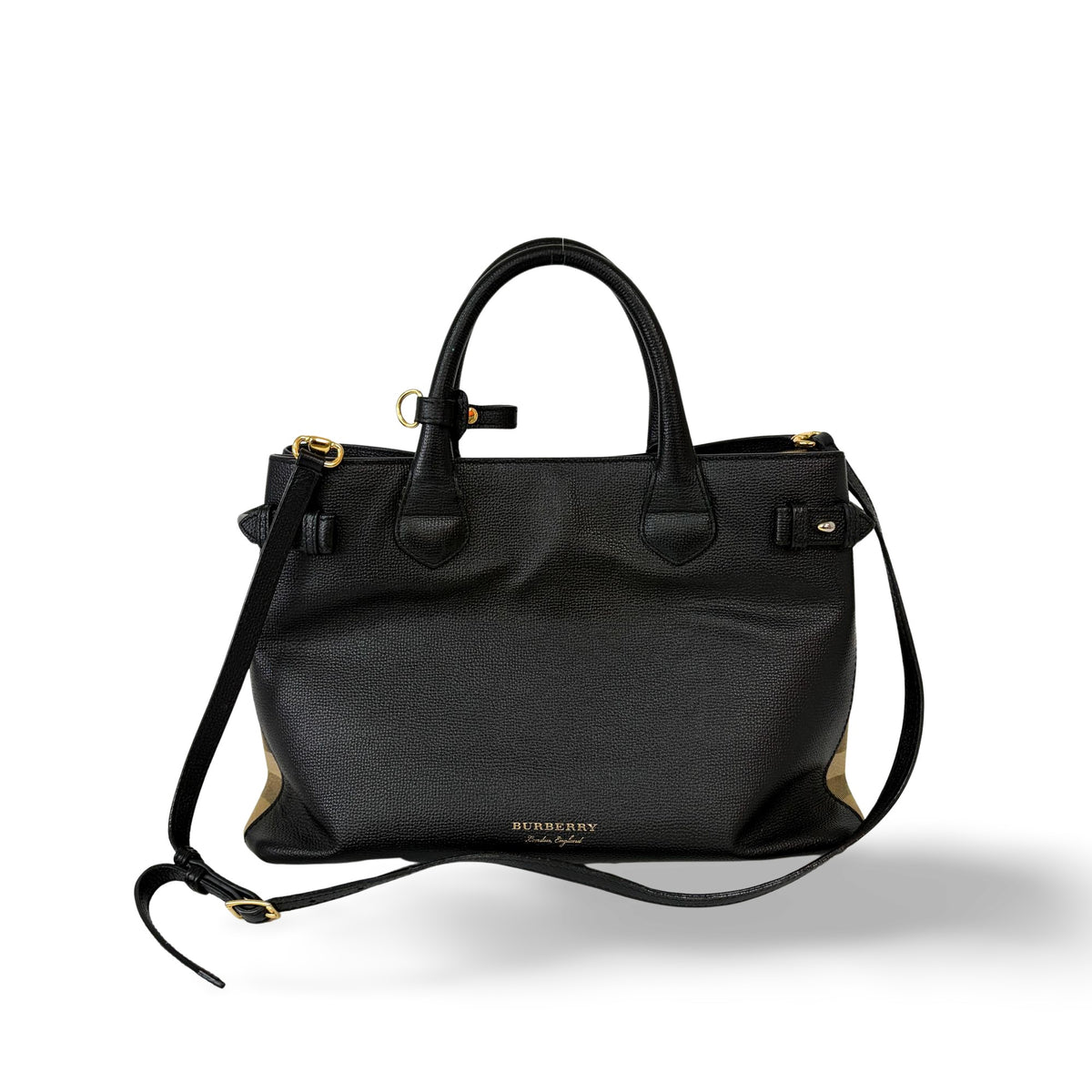 Burberry Banner Tote Leather Medium - image 1