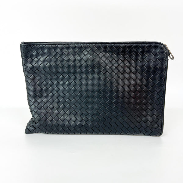 Bottega Veneta Intrecciato Long Zip  Wallet Leather