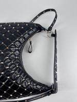 Valentino Garavani Rockstud Bow Double Zip Wristlet Clutch Leather Small - image 7