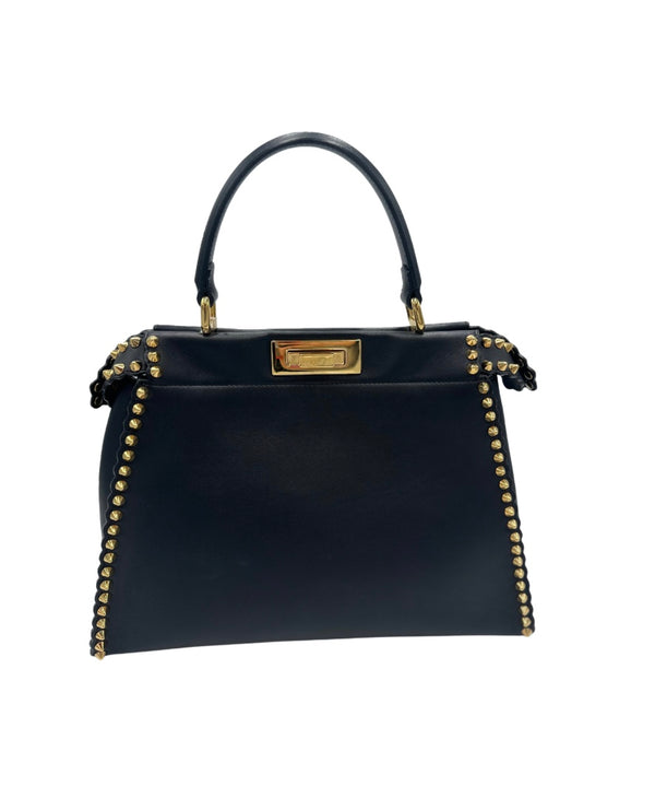 Fendi Peekaboo Bag Studded Leather Medium