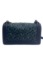 Chanel Boy Clutch Shoulder Bag Tweed Medium - image 2