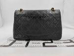 Chanel Double Chain Flap Bag Quilted Leather Medium - image 1
