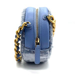 Chanel Round Clutch with Chain Sequins Mini - image 3