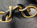 Chanel Double Chain Flap Bag Quilted Leather Medium - image 5