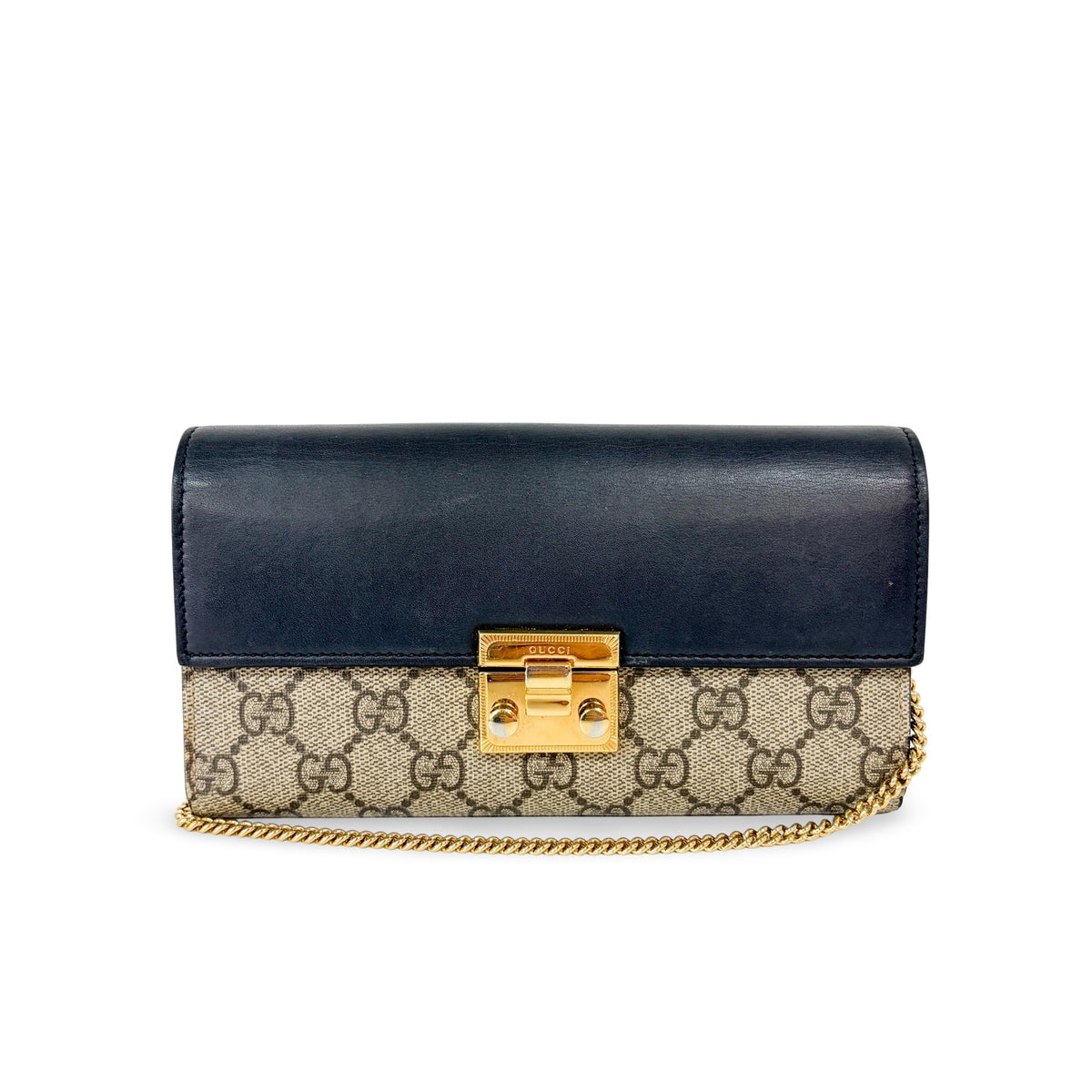 Gucci GG Padlock Shoulder Bag GG Embossed Leather Small - image 1