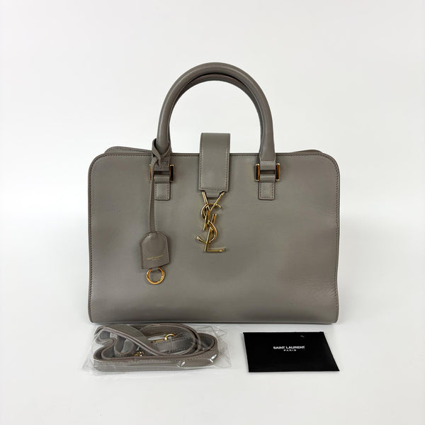 Saint Laurent Convertible Monogram Cabas Leather Medium