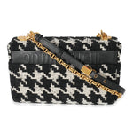 Christian Dior Caro Bag Macro-Houndstooth Fabric Medium - image 3