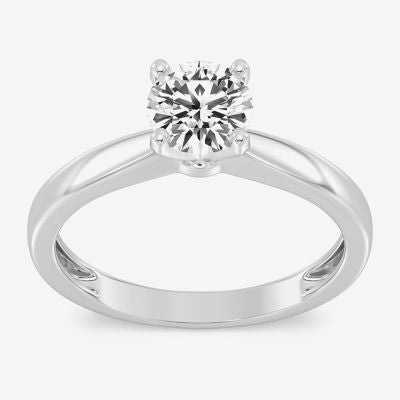 1 CT. Lab-Grown (G / SI2) Diamond Round Solitaire Engagement Ring in 10K Gold