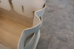 Hermes Birkin Handbag White Clemence with Gold Hardware 30 - image 7