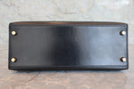 Hermes Kelly Handbag Black Box Calf with Gold Hardware 28 - image 11