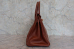 Hermes Birkin Handbag Brown Veau Grain Lisse with Gold Hardware 30 - image 7