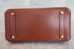 Hermes Birkin Handbag Brown Veau Grain Lisse with Gold Hardware 30 - image 9