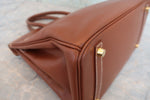 Hermes Birkin Handbag Brown Veau Grain Lisse with Gold Hardware 30 - image 13