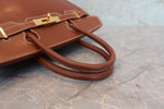 Hermes Birkin Handbag Brown Veau Grain Lisse with Gold Hardware 30 - image 14