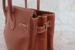Hermes Birkin Handbag Brown Veau Grain Lisse with Gold Hardware 30 - image 8