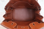 Hermes Birkin Handbag Brown Veau Grain Lisse with Gold Hardware 30 - image 18
