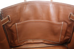 Hermes Birkin Handbag Brown Veau Grain Lisse with Gold Hardware 30 - image 19