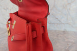 Hermes Kelly Handbag Red Togo with Gold Hardware 32 - image 6