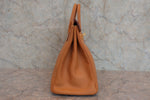 Hermes HAC Birkin Bag Brown Courchevel with Gold Hardware 32 - image 8
