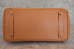 Hermes HAC Birkin Bag Brown Courchevel with Gold Hardware 32 - image 11