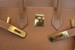 Hermes HAC Birkin Bag Brown Courchevel with Gold Hardware 32 - image 20