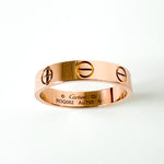 Cartier Love Band Ring 18K Rose Gold - image 3