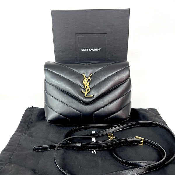 Saint Laurent Loulou Shoulder Bag Matelasse Chevron Leather Toy