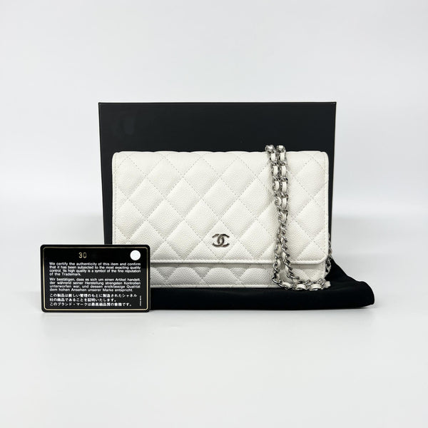 Chanel Vintage Wallet on Chain Caviar