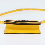 Fendi Curligraphy Shoulder Enamel Yellow Silver small - image 9