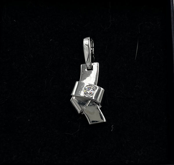 Cartier Knot Pendant Silver 2 cm - image 1