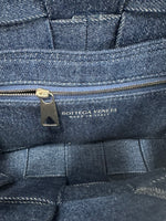 Bottega Veneta Cassette Crossbody Bag Maxi Intrecciato Denim - image 5