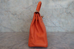 Hermes Kelly Handbag Orange Gulliver with Gold Hardware 32 - image 5
