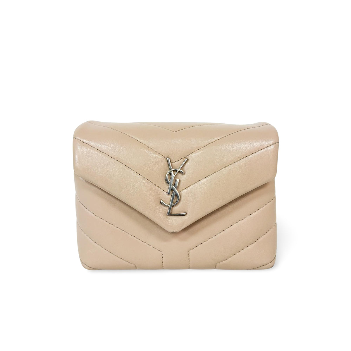 Saint Laurent Loulou Shoulder Bag Matelasse Chevron Leather Toy - image 1