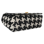 Christian Dior Caro Bag Macro-Houndstooth Fabric Medium - image 6